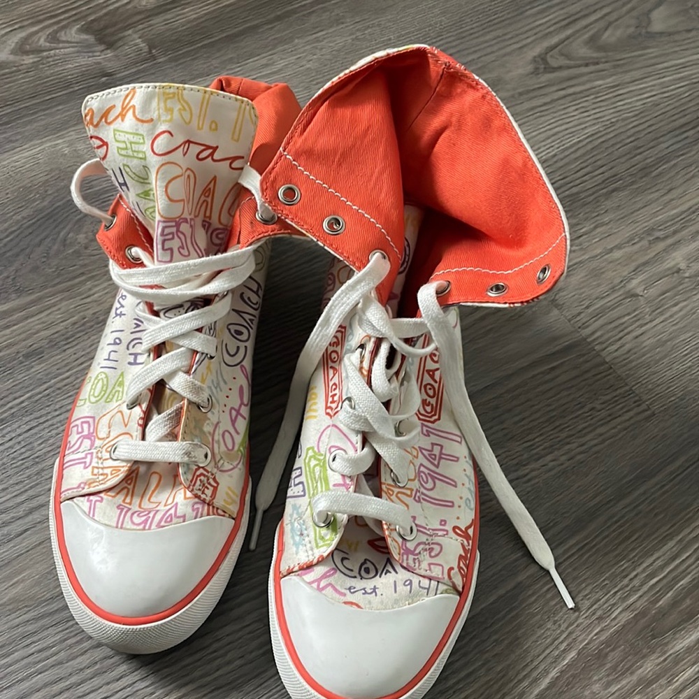 Coach high top sneakers